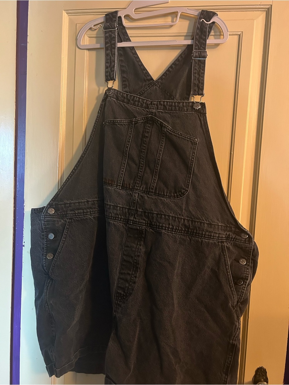 Old navy  Black Denim Overall shorts